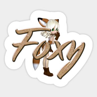 Foxy Sticker